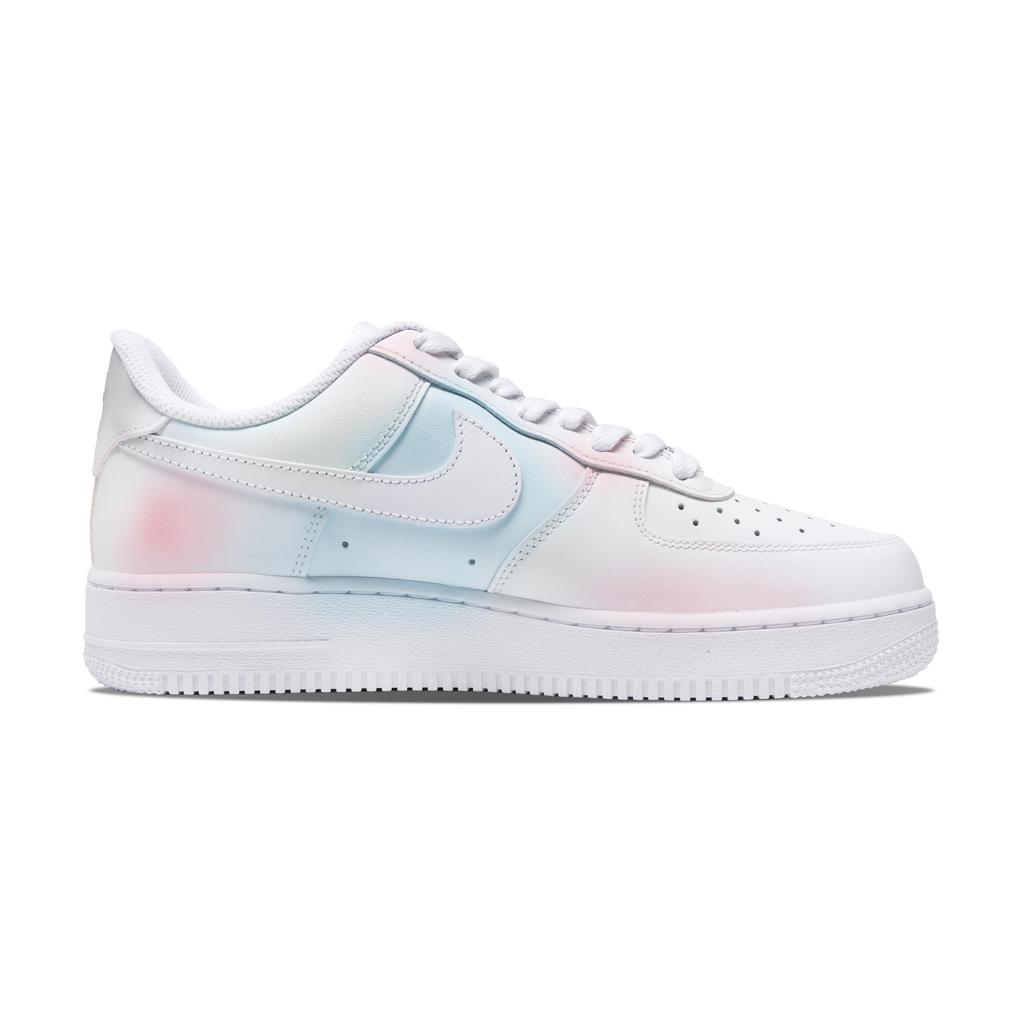 Nike Air Force 1 Dream Macarons Slip Resistant Abrasion Resistant Low Top Skateboard Shoes Men's Blue CW2288-111(Team348-)