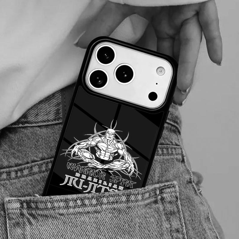 BJJ Brazilian Jiu Jitsu Art Phone Case for iPhone 16e 15 14 13 12 17 Pro Max Plus Air 17pro Cover Coque