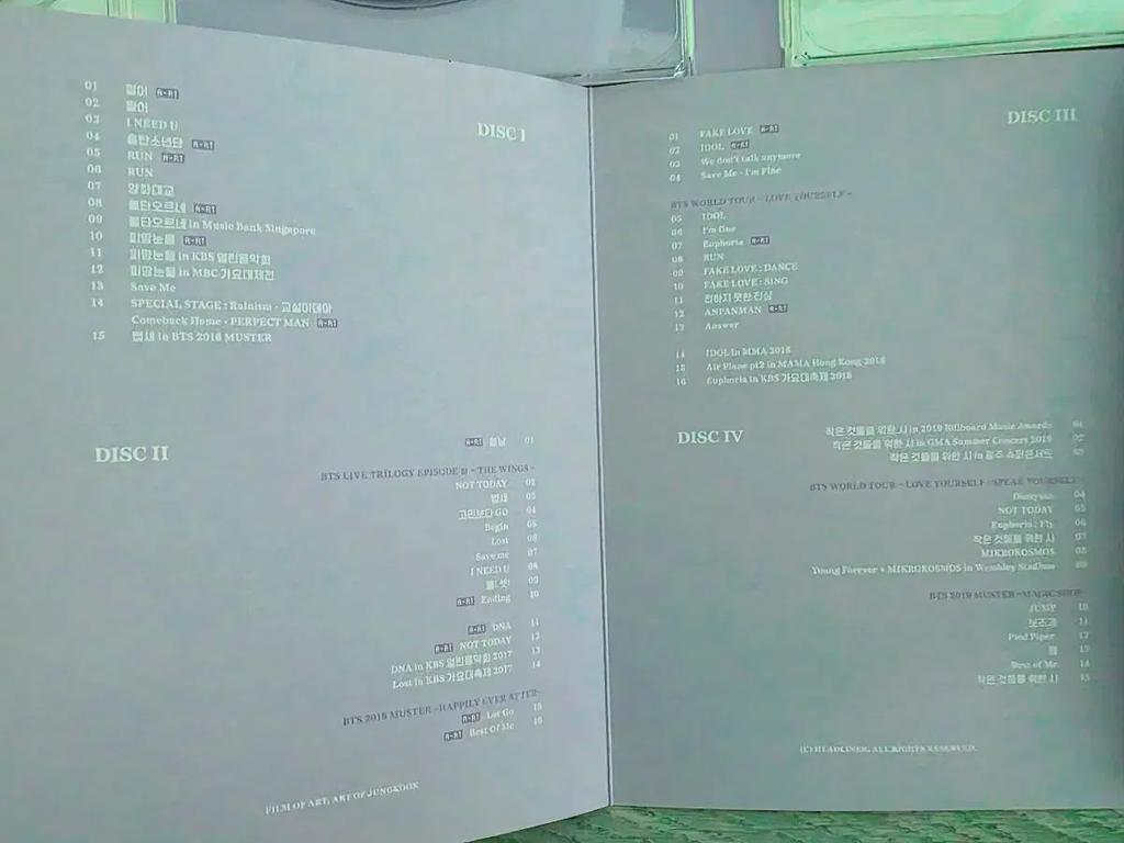 BTS Bangtan Boys Jeongguk Direct Cam Footage A-RT Film DVD Gebraucht