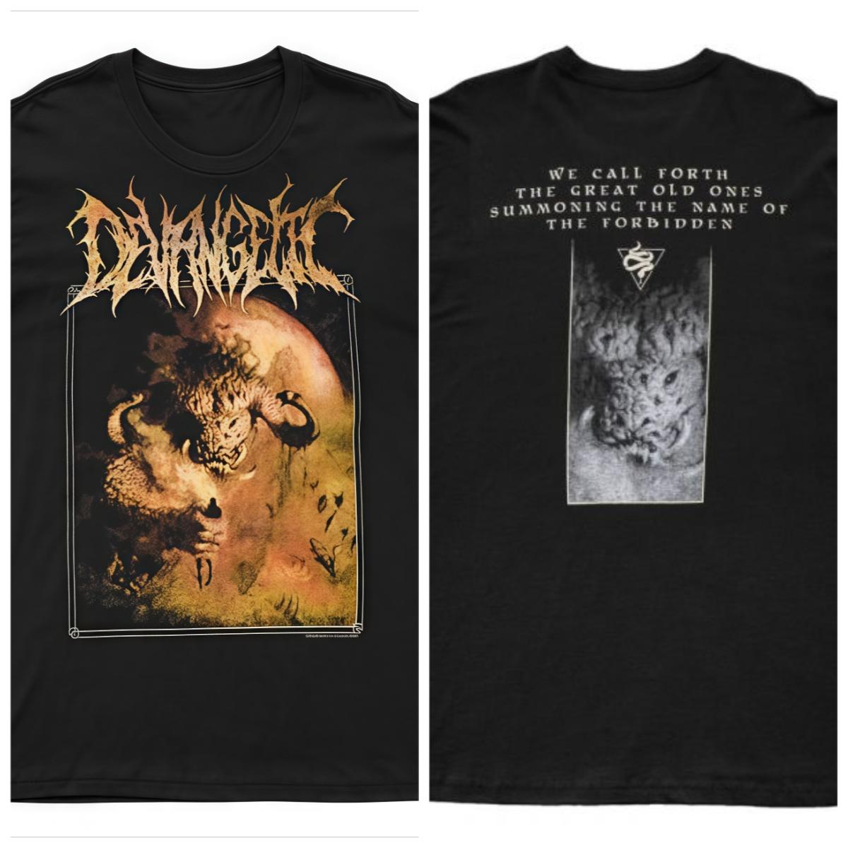 

2025 New DEVANGELIC - XUL Printed Unisex Street Fashion Trendy Short Sleeve with Pure Cotton Round Neck 4XL