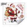 Winter Bathroom Festive Decorations Christmas Toilet Stickers Funny Santa Claus Waterproof Lid Tank Seat Decals Decal Cistern Self-Adhesive