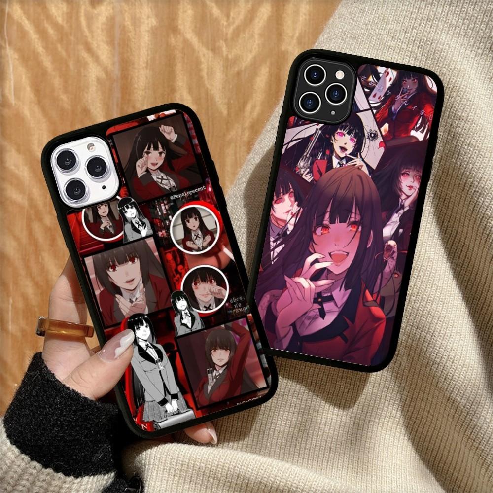 Kakegurui Phone Case Silicone PC+TPU For For iPhone 11 12 13 14 15 16 Plus Pro Max Cover