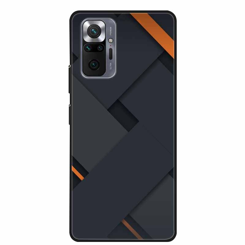 Per Xiaomi Redmi Note 10 Pro Custodia Moda Morbido Silicone Cover per Telefono per Redmi Note10 Pro Max Coque M2101K6G Paraurti Cool Funda