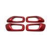 ABS Plastic Car Handrail Door Handle Bowl Covers Trim Auto Accessories Armrest 4PCS For Honda Civic 11th Gen   2024