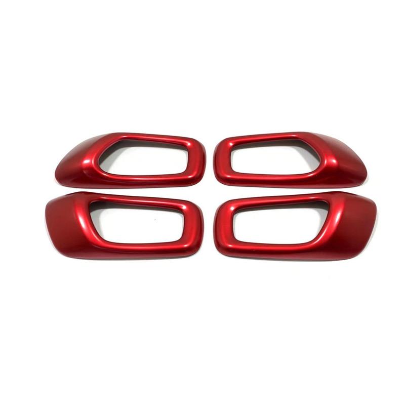 ABS Plastic Car Handrail Door Handle Bowl Covers Trim Auto Accessories Armrest 4PCS For Honda Civic 11th Gen 2024