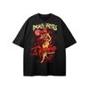 Black Appearance for Anxiety Anime Grunge Art Retro Style Summer Casual TShirt Unisexs and Womens Luxury Brand Top Art Logo