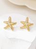 1 Pair Geometric fashion Temperament casual Starfish Stud Earrings