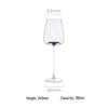 Handmade Burgundy Crystal Wine & Champagne Glass Stemware Set