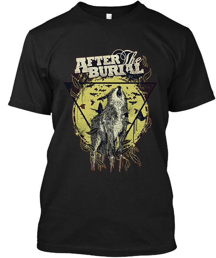 New! Popular After the Burial American Music Wolf Art Graphic Logo T-Shirt S-4XL S