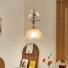American Minimalist Copper Pendant Lamp for Modern Bedside Use