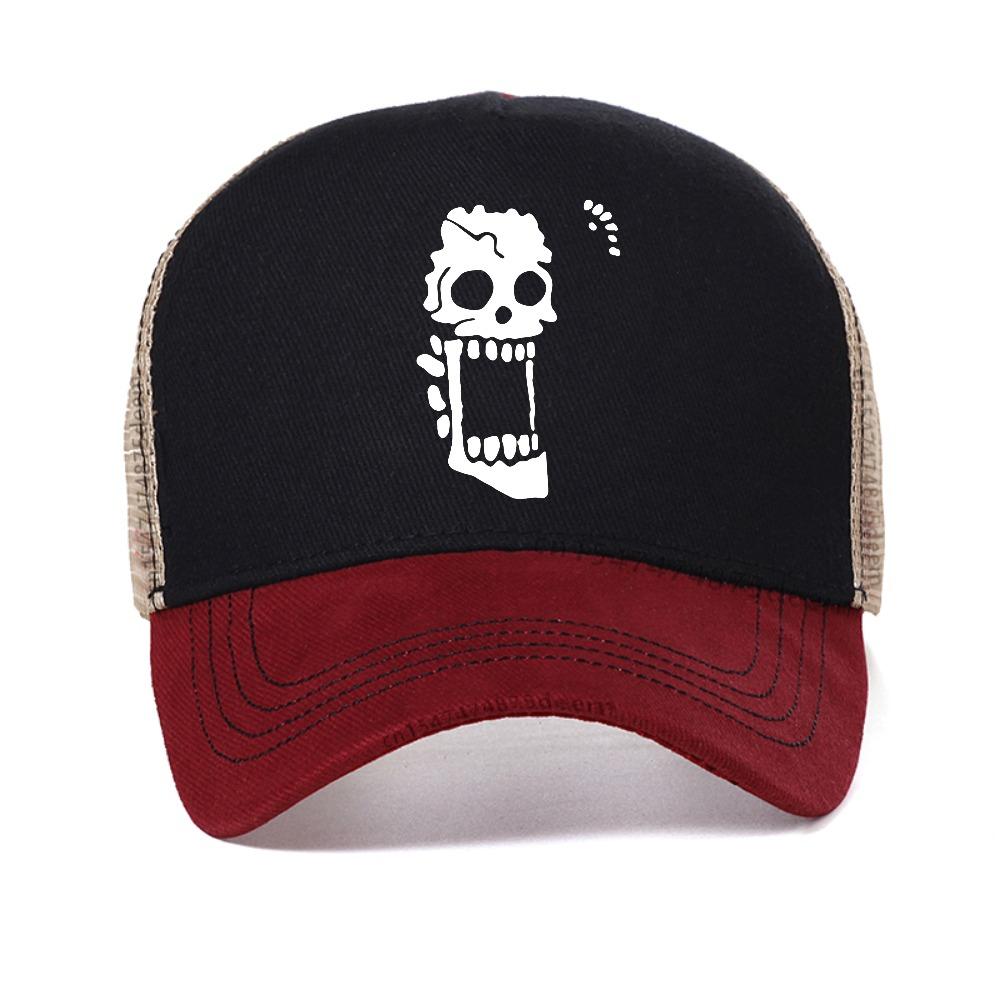 Men Funny Graphic Print Mesh Baseball Cap Fashion Adjustable Snapback Hats Summer Casual Breathable Sun Trucker Hat