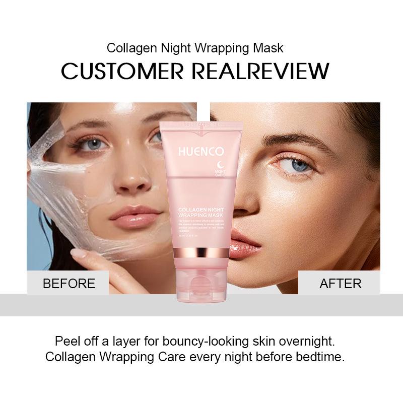 Collagen Peel-off Mask: Deep Cleansing, Skin Rejuvenation, Moisturizing Skincare & Overnight Hydration
