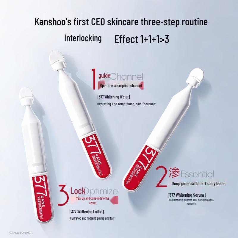 Kans 377 Whitening & Anti-Wrinkle Skincare Travel Set