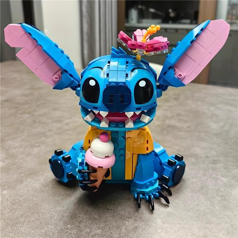 Eisengel-Stitch-Creme Bausteine Kinder Lernspielzeug Montage