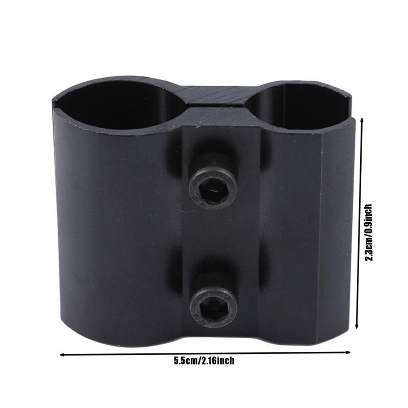 Pince de guidage pour montage de lunette de visée - Fixation sur canon pour accessoires de chasse à vision nocturne IR, lampe de poche et laser