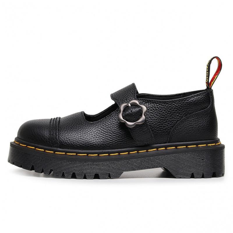 

Martin boots thick-soled characters with Mary Jane women s shoes, first-layer leather small leather shoes, lychee pattern fashion order