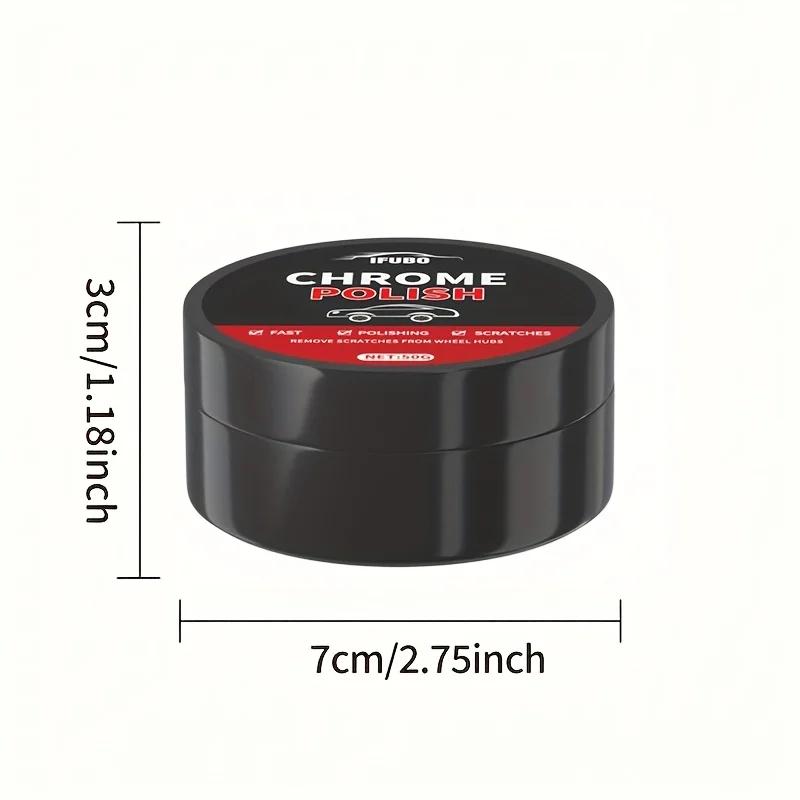 

Автомобильная хромированная яркая полоса - паста для ремонта, для отделки автомобиля, окон, гальванической полировки, крем для восстановления хрома 50 ML