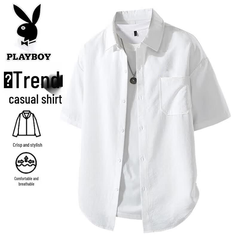 PLAYBOY Men s Cooling Quick-Dry Short Sleeve Polo Shirt XL