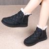 Snow Boots 2025 Winter New Fleece Thickened Women's Cotton Shoes Warm and Non-slip Cotton Boots