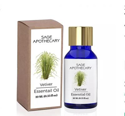 Ätherisches Vetiveröl (10 ml), Ätherisches Vetiveröl, Apotheker-Salbei