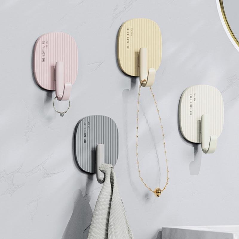 Without Damage Adhesive Wall Hook Portable Without Nail Picture Hangers Waterproof Reusable for Home and Office