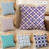 Abstract Geometry Art Cushion Cover Soft Plush Fabric DoubleSided Printed Cushion Covers for All Seasons Modern HomeDecor Gift