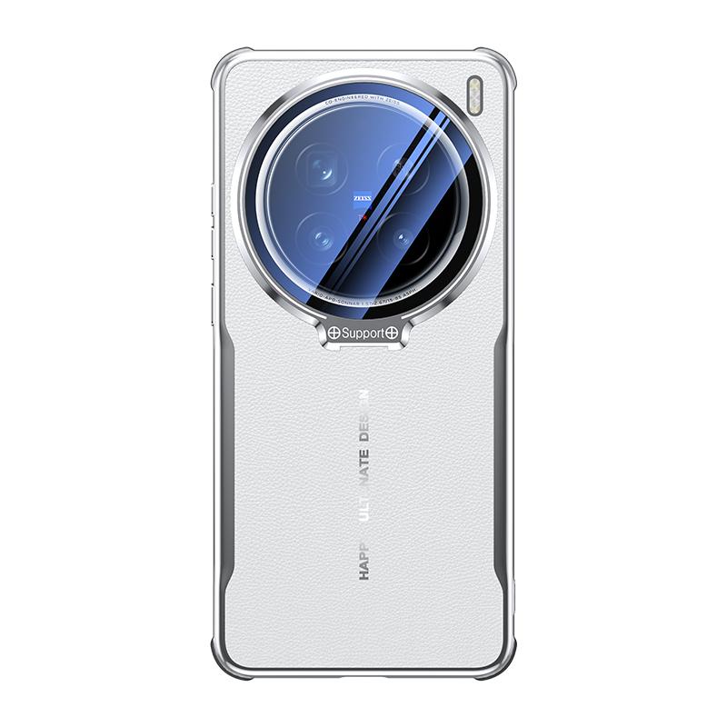 Per Custodia VIVO X200 Pro Lusso PU Pelle Con Supporto Antiurto Protezione Lenti Cover Posteriore Custodia per Telefono Per VIVO X200Pro Mini Guscio