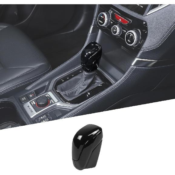 

Gear Shift Head Cover Fit for Subaru Forester 2019-2024/WRX/Outback 2022+, ABS Center Console Gear Shifter Knob Cover Protector Trim Cap, Fit for Bright Black