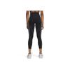 Under Armour Meridian Soft Series High-Waisted Elastic Training Slim Fit Nine-Point Sports Pants Women pants Black 6005411-002