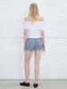 ETMON String Off Shoulder T-Shirt, White