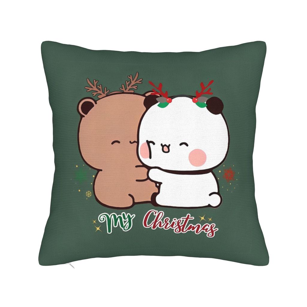 Bubu Dudu Watching The Moon Square Pillow Cases Cushion Cover Awesome Zipper Decorative Pillowcase for Bed 4040cm