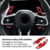 Car Steering Wheel Shift Paddle Shifter for BMW X3 G45 2025 X1 U11 -2025 5 Series G60 2024 2025 Interior Trim Sticker