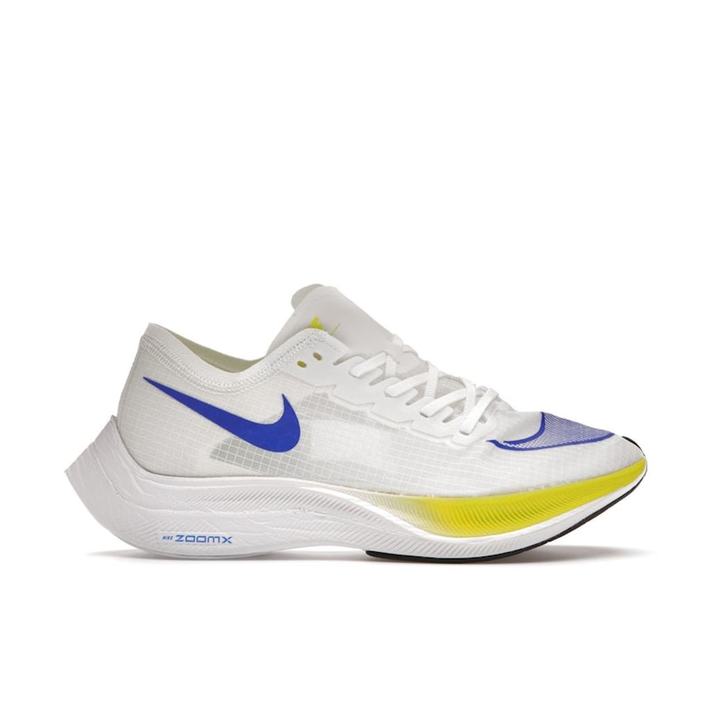Nike ZoomX VaporFly NEXT% Ekiden Weiß Racer Blau Unisex Turnschuhe Cyber Schwarz AO4568-103