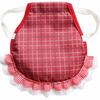 Dual-Layer Hen Saddle Apron with Feather and Back Protector