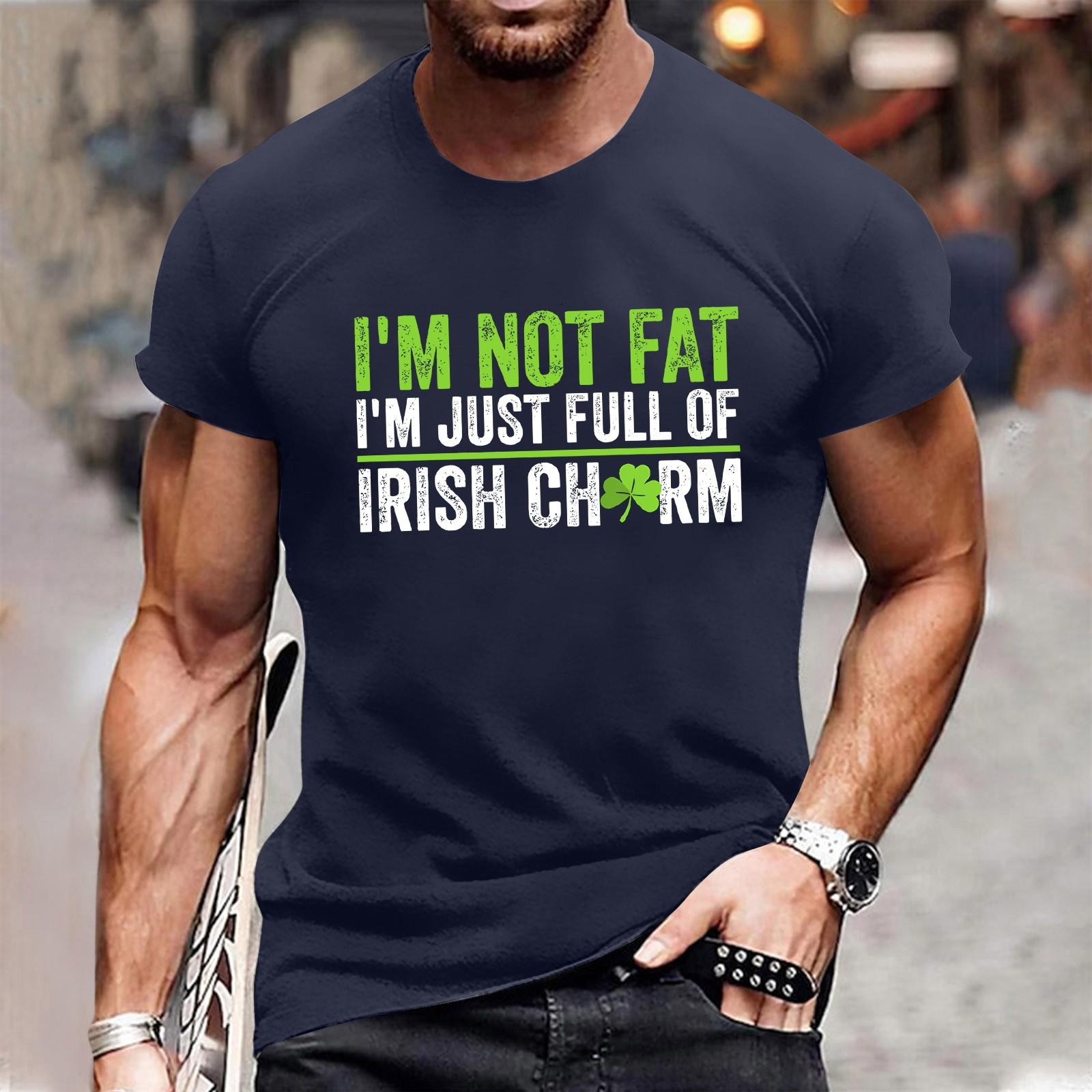 

Мужская модная футболка уличная повседневная одежда с коротким рукавом S тёмно-синий