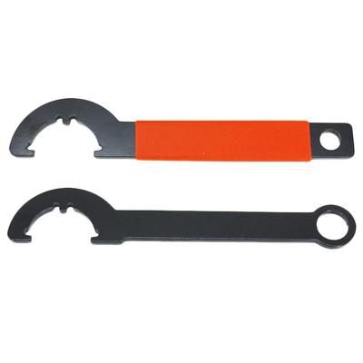 Spanner Wrench Tool Adjustable Clamping Nut Wrench Locknut and Reinstall High-carbon Steel Castle Nut Wrench for Car Maintenance