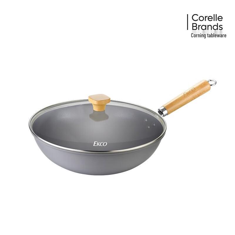 EKCO Corning 30CM 316L Stainless Steel Wok