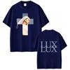 Singer Rosalia Lux 2026 Album Tour Print Harajuku Style Loose Cotton Fashion Summer Casual Streetwear Unisex And Unisex TShirt