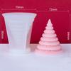 1-4PCS Christmas Tree Aroma Candle Silicone Mold DIY Plaster Wax Craft Holiday Decorations Handmade Supplies Making Kits