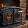 Rust Resistant Fireplaces Replacement Handle Hardware Heat Resistant Comfortable Grip Fireplaces Door Handle Grip Enduring