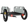 Bicycle Trailer Gray Oxford Fabric and Iron