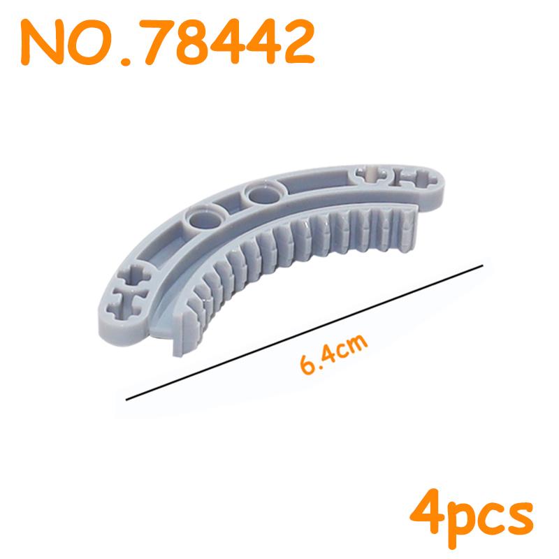 High-Tech MOC Tandwielrek en Onderdeelenset, DIY Bouwsteenstenen 3743 87761 6630 64781 24121 18940