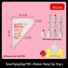 Disposable Food-Grade Piping Bag and Tip Set for Baby Food and Baking