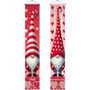 2Pcs Valentines Day Porch Banner Set 71x12 Inch Valentine's Day Door Banner Hanging Decor for Front Door Porch Entryway Valentine Decorations for