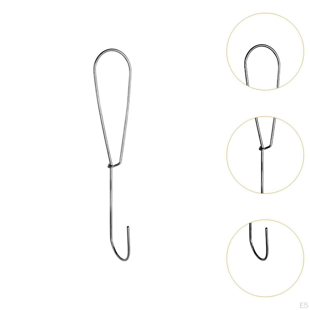 12 kusů závěsných háčků pro věšáky na oblečení, kovový design, úložný prostor na papír