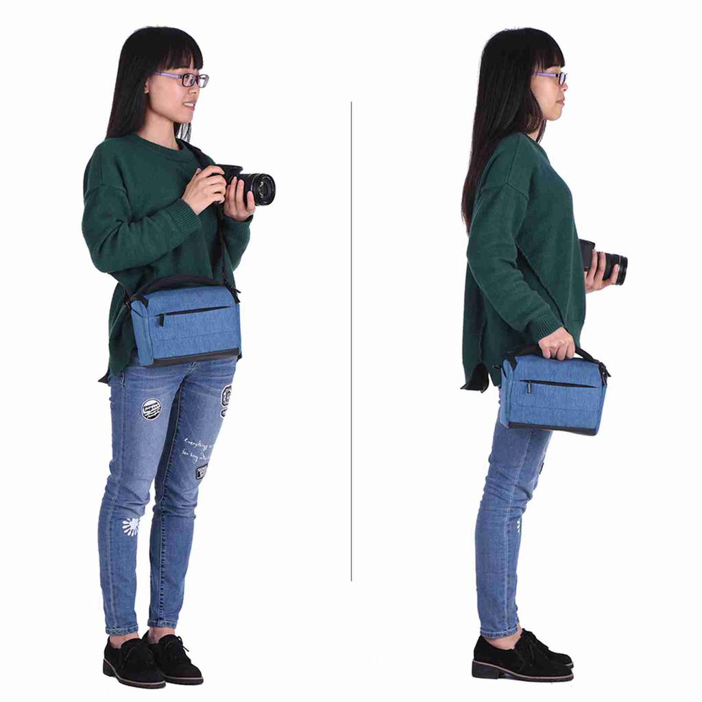 Camera Bag Water Resistant Fashion Large Capacity Digital Camera Shoulder Bag for DSLR Camera