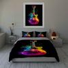 Vibrant guitar design. Bedding Duvet cover sets Duvet covers Pillowcases gifts (1 * Duvet Cover 2 * Pillowcases, without duvet insert)