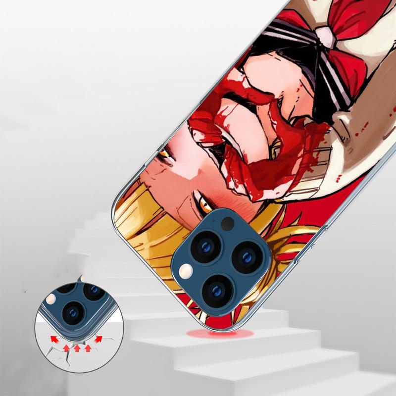 Himiko Toga Waifu Anime Phnoe Case for Iphone 17 Air 16 11 12 13 Mini 14 Plus 15 Pro Max 7 8E SE 2020 16ProMax Phone Cover Coque