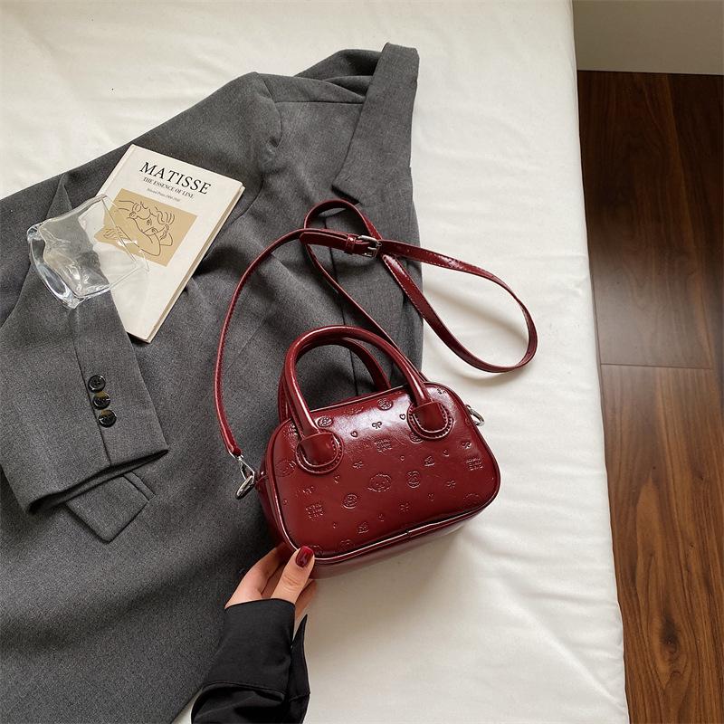 Herbst und Winter beliebte kleine Tasche Damen neue Mode vielseitige Umhängetasche High-End tragbare Bowlingtasche