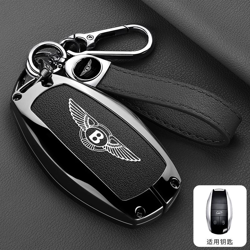 Pro Nový Bentley Flying Spur Continental GT Bentayga Mulsanne Auto LOGO Kryt Klíče od Auta Kryt Chytrého Dálkového ovladače Taška na Klíče Klip na Skořápku